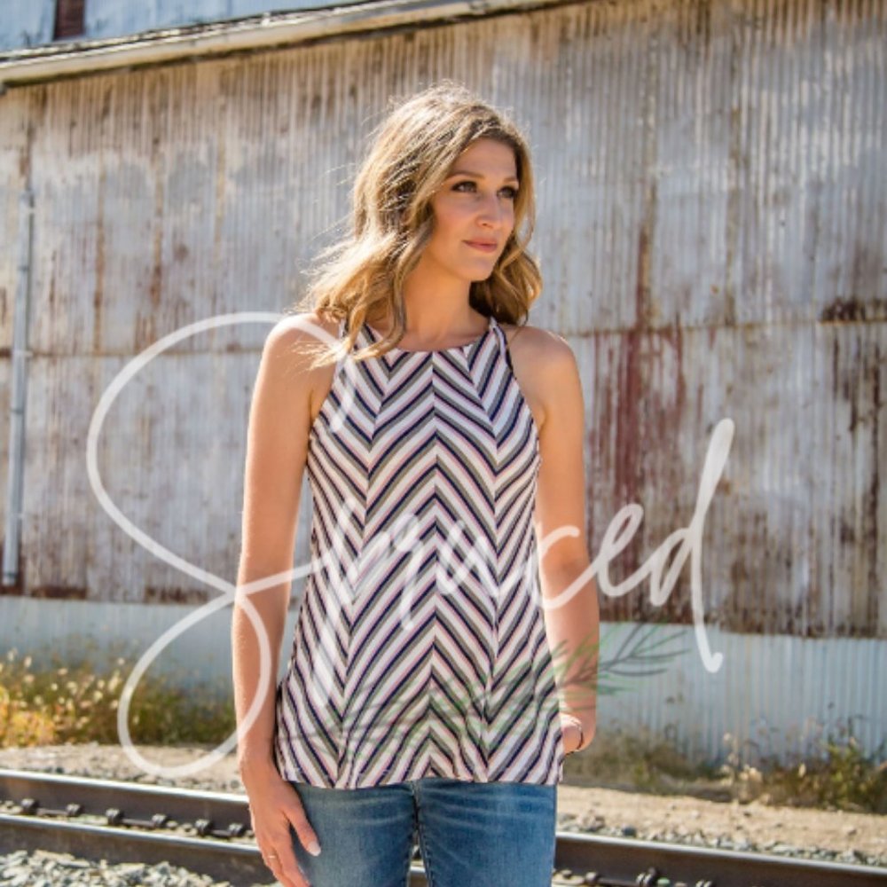 A-Line Chevron Racerback